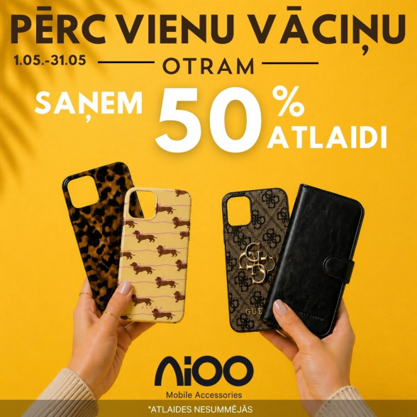 AIOO vāciņiem (01.05. līdz 31.05)